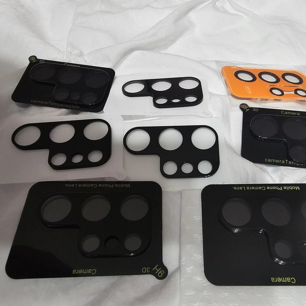 Black and Orange Screen Protectors for Cell Phones